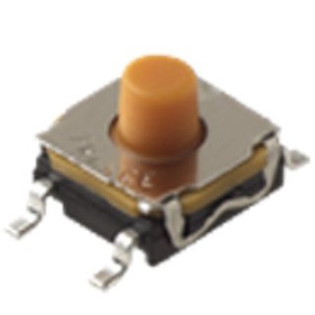 C&K COMPONENTS Tactile Switches Spst Rnd Bttn Gull .05A 32Vdc 1W Smd KSC441G70SHLFS